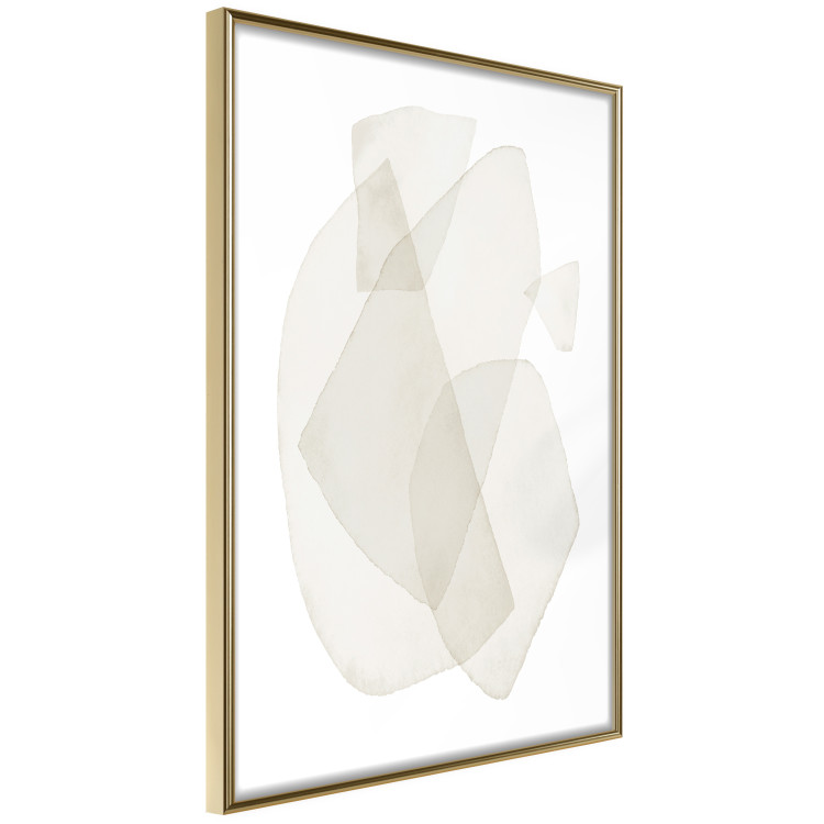 Poster Fragile Moments - a minimalist abstraction in round shapes on white 136053 additionalImage 22