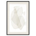Poster Fragile Moments - a minimalist abstraction in round shapes on white 136053 additionalThumb 3