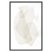 Poster Fragile Moments - a minimalist abstraction in round shapes on white 136053 additionalThumb 5