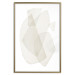 Poster Fragile Moments - a minimalist abstraction in round shapes on white 136053 additionalThumb 6