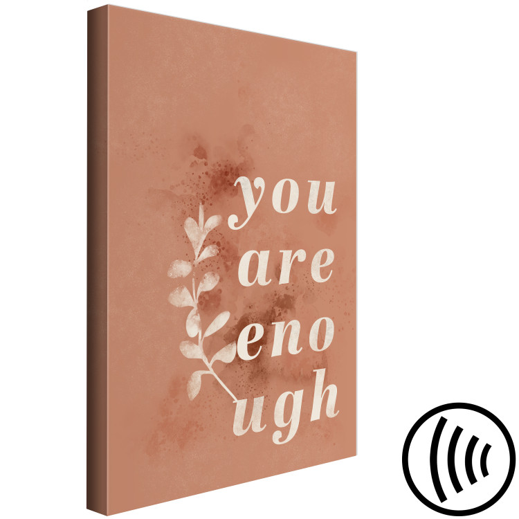 Canvas You Are Enough (1-piece) Vertical - motivational English text 138853 additionalImage 6