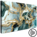 Canvas Naive Unreality (1-piece) Wide - abstraction adorned with gold 143253 additionalThumb 6