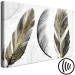 Canvas Art Print Boho in the Wind (1-piece) - black and gray feathers in abstraction 143953 additionalThumb 6
