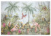 Canvas Art Print Moment in Paradise - Tropical Landscape of the Jungle and the Animals That Live in It 146453