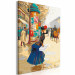 Paint by number Autumn Street - Elegant Woman With a Package Waiting for a Carriage 148453 additionalThumb 3