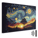 Canvas Art Print Sunrise - A Colorful Landscape Inspired by the Work of Van Gogh 151053 additionalThumb 8