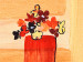 Canvas Print Still Life (1-piece) - Abstraction with a composition of apples and flowers 48453 additionalThumb 2