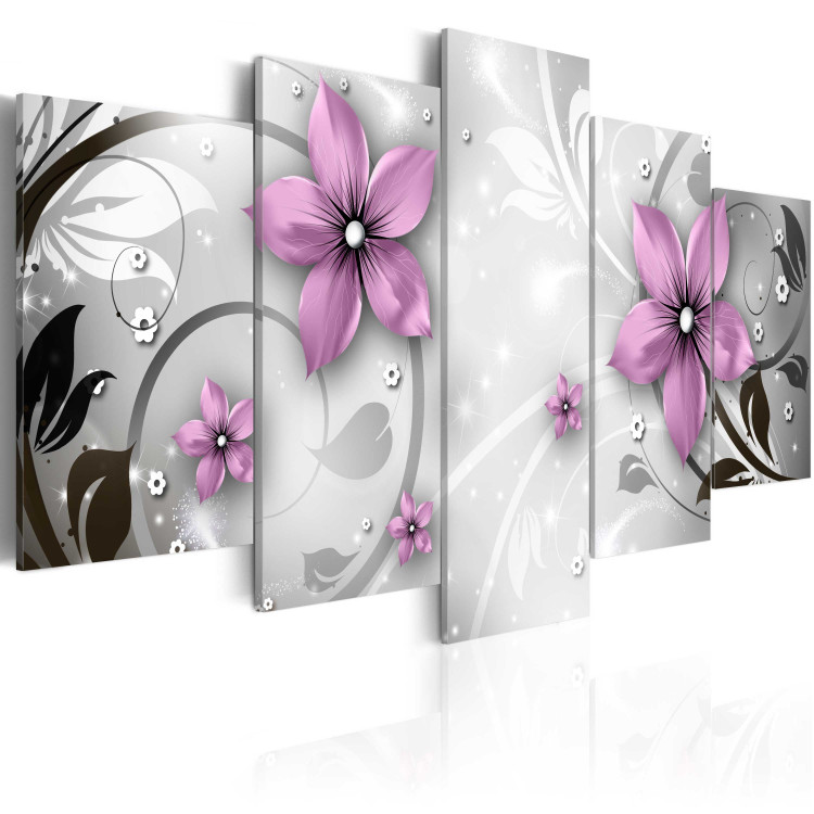 Canvas Art Print Saucy flowers 50053 additionalImage 2