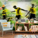 Wall Mural Football Match - Men playing football on a stadium for a teenager 61153 additionalThumb 6