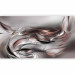 Photo Wallpaper Abstraction with smoke - pattern of coloured smoke in the wind on a grey background 90453 additionalThumb 1