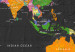 Decorative Pinboard World Map: Dark Depth [Cork Map] 95953 additionalThumb 6