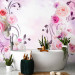 Photo Wallpaper Rose variations - bouquet of flowers on a solid background with a sparkle effect 96653 additionalThumb 8