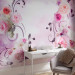 Photo Wallpaper Rose variations - bouquet of flowers on a solid background with a sparkle effect 96653 additionalThumb 4