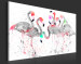 Print On Glass Flamingoes Dance [Glass] 98153 additionalThumb 5
