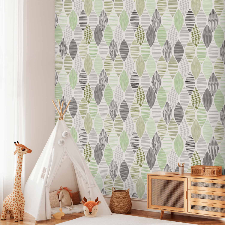 Modern Wallpaper Green Tears 114763 additionalImage 10
