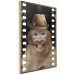 Poster Monkey in a Hat - smiling monkey with mustaches in a cinematic shot 116363 additionalThumb 12