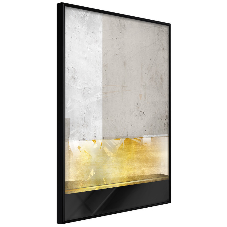 Wall Poster Geometric Metropolis - modern abstraction with gold on concrete 117763 additionalImage 10