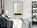 Wall Poster Geometric Metropolis - modern abstraction with gold on concrete 117763 additionalThumb 22