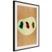 Poster Boho Feathers - abstraction in colorful feathers with dots on a beige background 118163 additionalThumb 3
