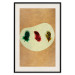 Poster Boho Feathers - abstraction in colorful feathers with dots on a beige background 118163 additionalThumb 18
