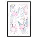 Wall Poster Exotic Mist - tropical abstraction with pink flamingos among leaves 118263 additionalThumb 17