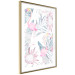 Wall Poster Exotic Mist - tropical abstraction with pink flamingos among leaves 118263 additionalThumb 6