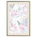 Wall Poster Exotic Mist - tropical abstraction with pink flamingos among leaves 118263 additionalThumb 19