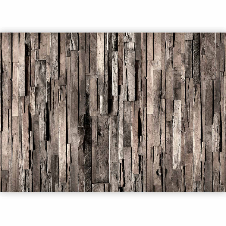 Wall Mural Wall like a wood - a composition imitating vertically arranged boards 125063 additionalImage 5