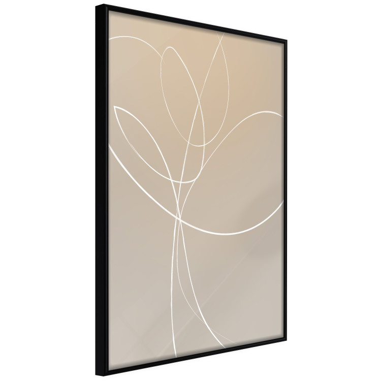 Wall Poster Linear Nature - artistic line art of a flower on a gradient background 125263 additionalImage 10