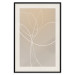 Wall Poster Linear Nature - artistic line art of a flower on a gradient background 125263 additionalThumb 18