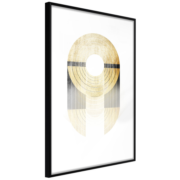 Wall Poster Golden Trophy - golden geometric shapes with a gold color 125363 additionalImage 13
