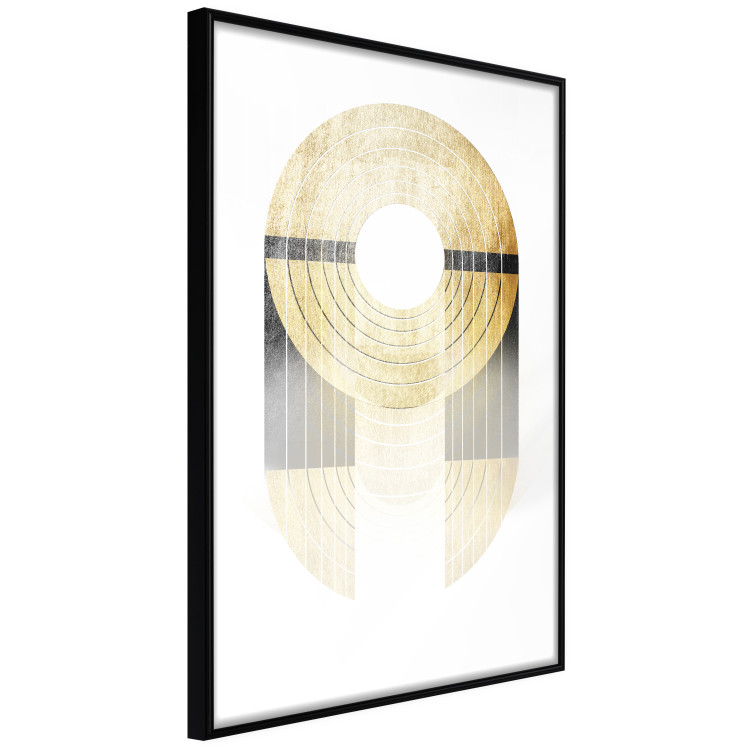 Wall Poster Golden Trophy - golden geometric shapes with a gold color 125363 additionalImage 10