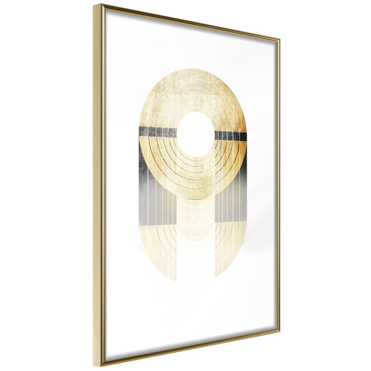 Wall Poster Golden Trophy - golden geometric shapes with a gold color 125363 additionalImage 6