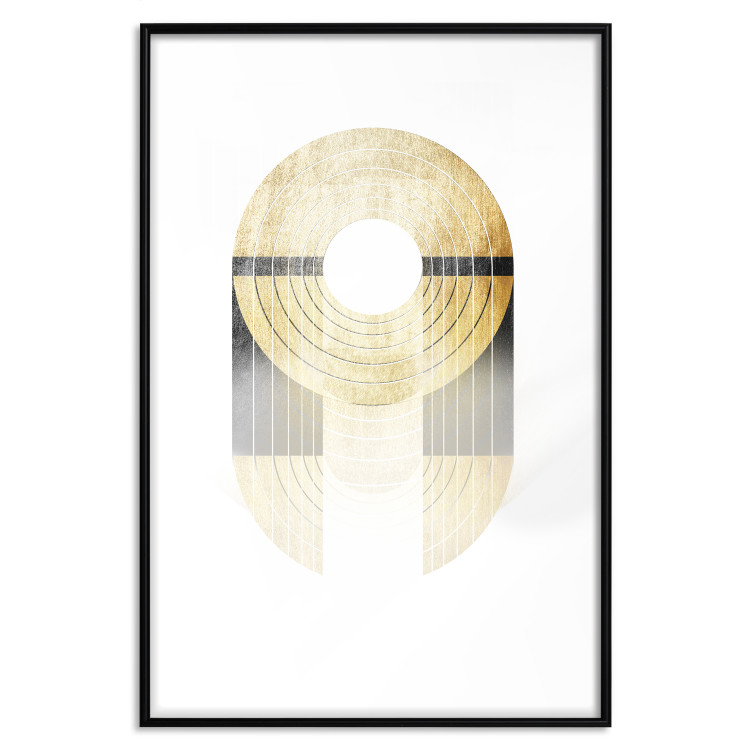 Wall Poster Golden Trophy - golden geometric shapes with a gold color 125363 additionalImage 15