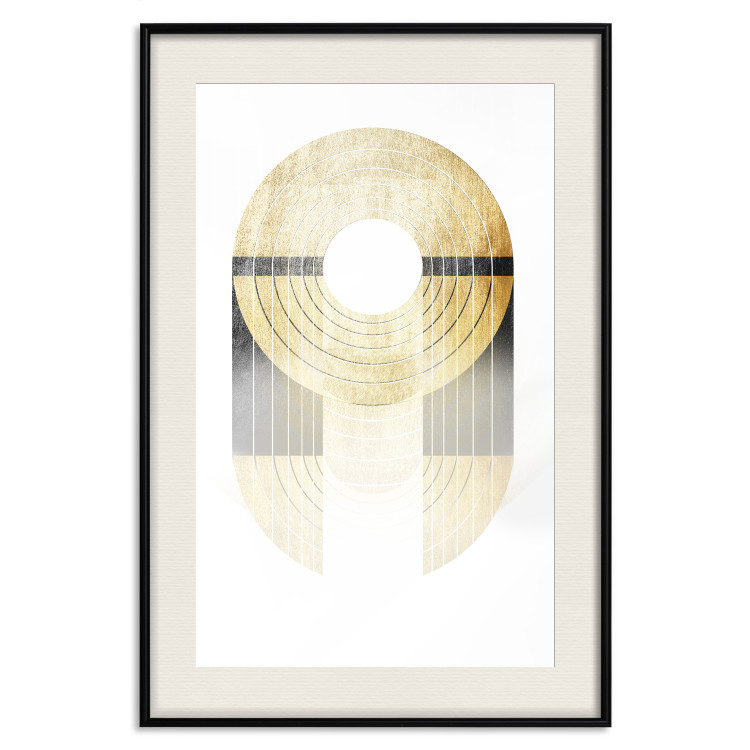 Wall Poster Golden Trophy - golden geometric shapes with a gold color 125363 additionalImage 18
