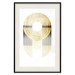 Wall Poster Golden Trophy - golden geometric shapes with a gold color 125363 additionalThumb 18