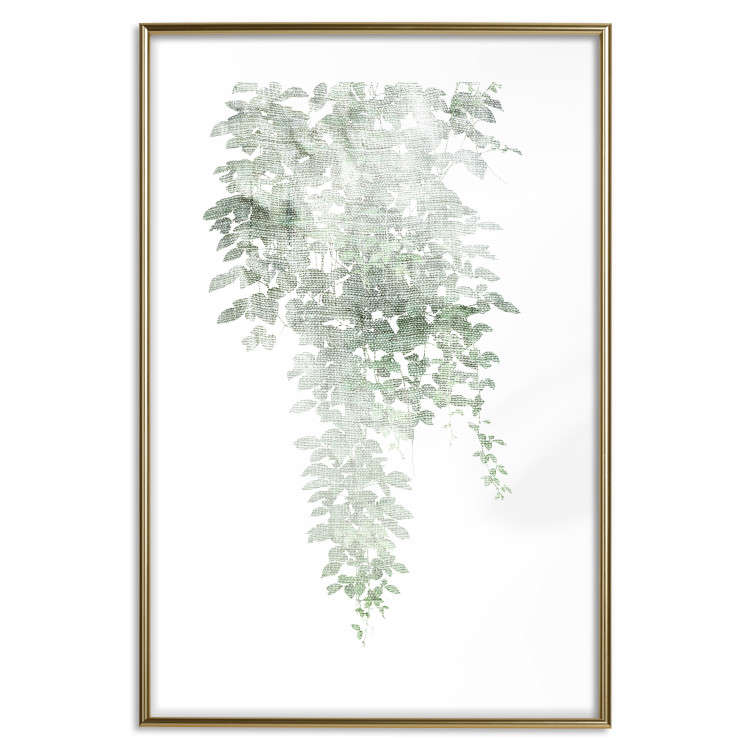 Wall Poster Cascade of Greenery - plant with leaves on a gently blurred texture 126863 additionalImage 14