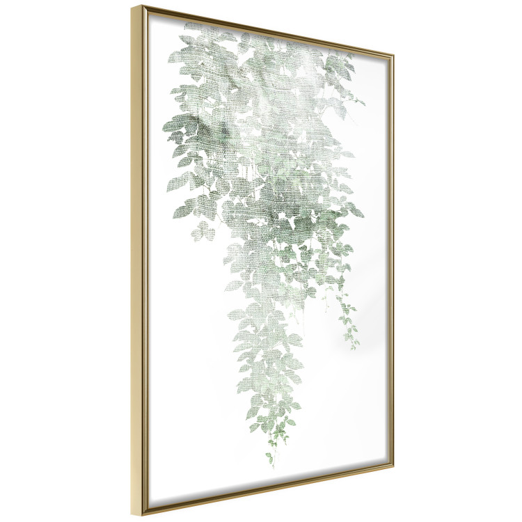 Wall Poster Cascade of Greenery - plant with leaves on a gently blurred texture 126863 additionalImage 12