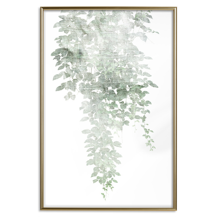 Wall Poster Cascade of Greenery - plant with leaves on a gently blurred texture 126863 additionalImage 17