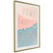 Poster Sign: Home Sweet Home - English inscription on pastel background 127963 additionalThumb 13