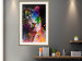 Poster Bengal Tiger - abstract animal on background with colorful accents 128363 additionalThumb 22