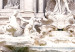 Canvas Trevi Fountain (1-part) vertical - architecture of a bright sculpture 129463 additionalThumb 4
