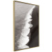 Poster Balance of Opposites - monochromatic seascape with beach 130263 additionalThumb 12