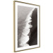 Poster Balance of Opposites - monochromatic seascape with beach 130263 additionalThumb 7