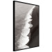 Poster Balance of Opposites - monochromatic seascape with beach 130263 additionalThumb 11