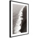 Poster Balance of Opposites - monochromatic seascape with beach 130263 additionalThumb 6