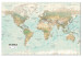 Large canvas print World Map: Beautiful World [Large Format] 132363