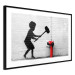 Wall Poster Destroy the Hydrant - mural of a black boy with a large hammer on the wall 132463 additionalThumb 11