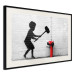 Wall Poster Destroy the Hydrant - mural of a black boy with a large hammer on the wall 132463 additionalThumb 3