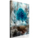 Canvas Asylum (1-piece) Vertical - abstract colorful landscape of trees 134563 additionalThumb 2